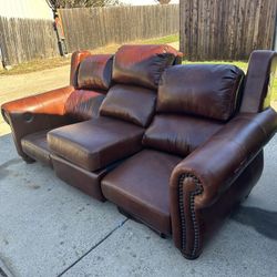 Brand New Leather Sofas. 