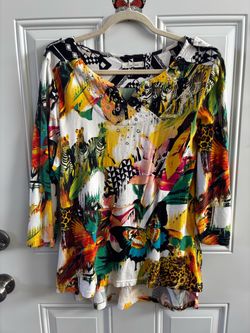 Colorful Animal Print Women's Top