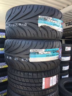 Federal tires any size they make I can get for you. Message size for price