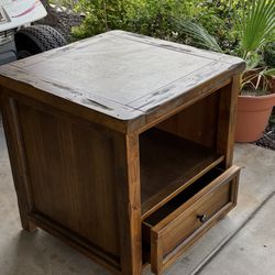 Wooden End Table