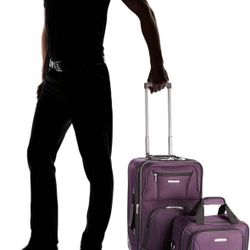 Purple Luggage Set