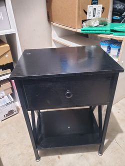 Black End Table/night Stand