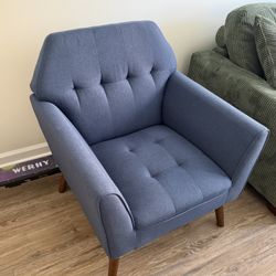 Blue Accent Chair 