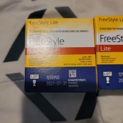 Freestyle Lite Test Strips $40 Each