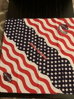 Harley Davidson bandanna.