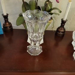 Fostoria Coun Glass Vase/Uen