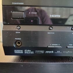 Onkyo HT-R(contact info removed)W 7.2 Surround Multi Channel AV Receiver Not Working Stuck In Protect Mode No Remote AS IS