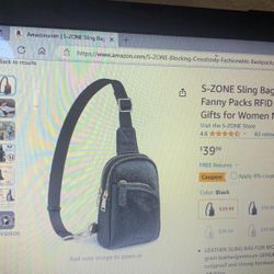 Sling Bags Crossbody Chest Bag , Gifts For Women Men