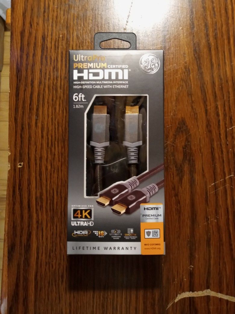 Ultra Pro Premium HDMI High Speed Cable 6ft
