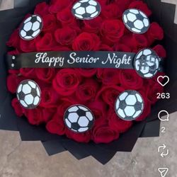 Senior night bouquet