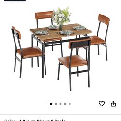 Dining table set
