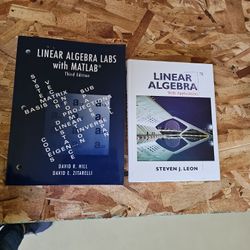 Linear Algebra And Workbook/ Set Of 2 Books