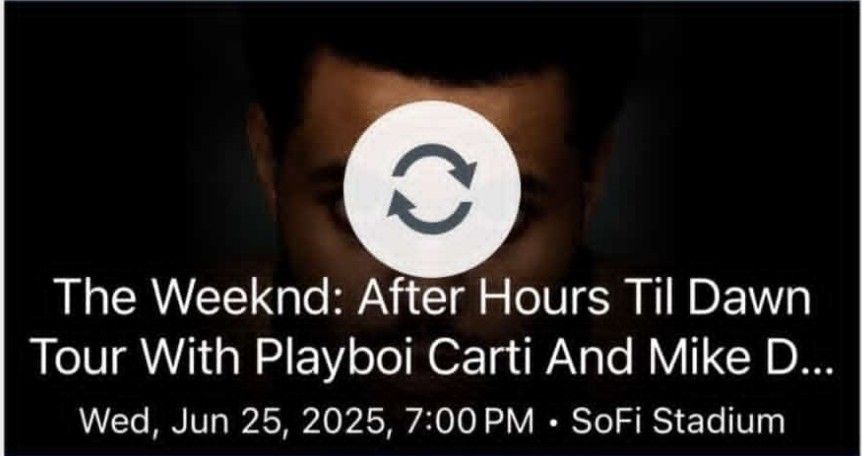 The Weeknd: After Hours Til Dawn Tour With Playboi Carti...