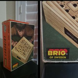 Vintage Labyrinth Wooden Maze Board Game Of Skills & Strategy 