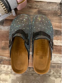 Dressy slide on shoe