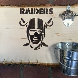 Raiders Keyholder / Bottle Opener