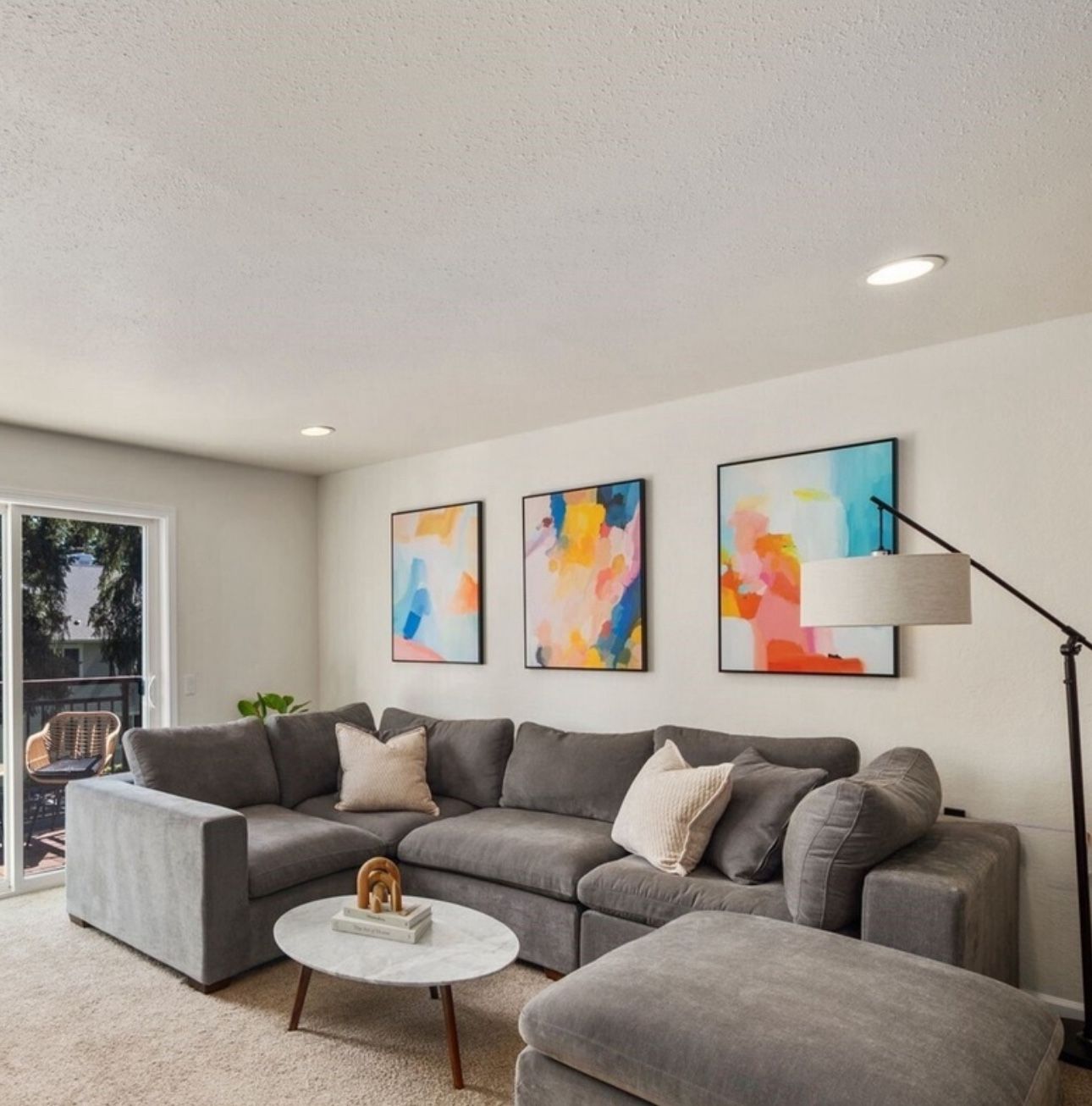 Grey Sectional Couch