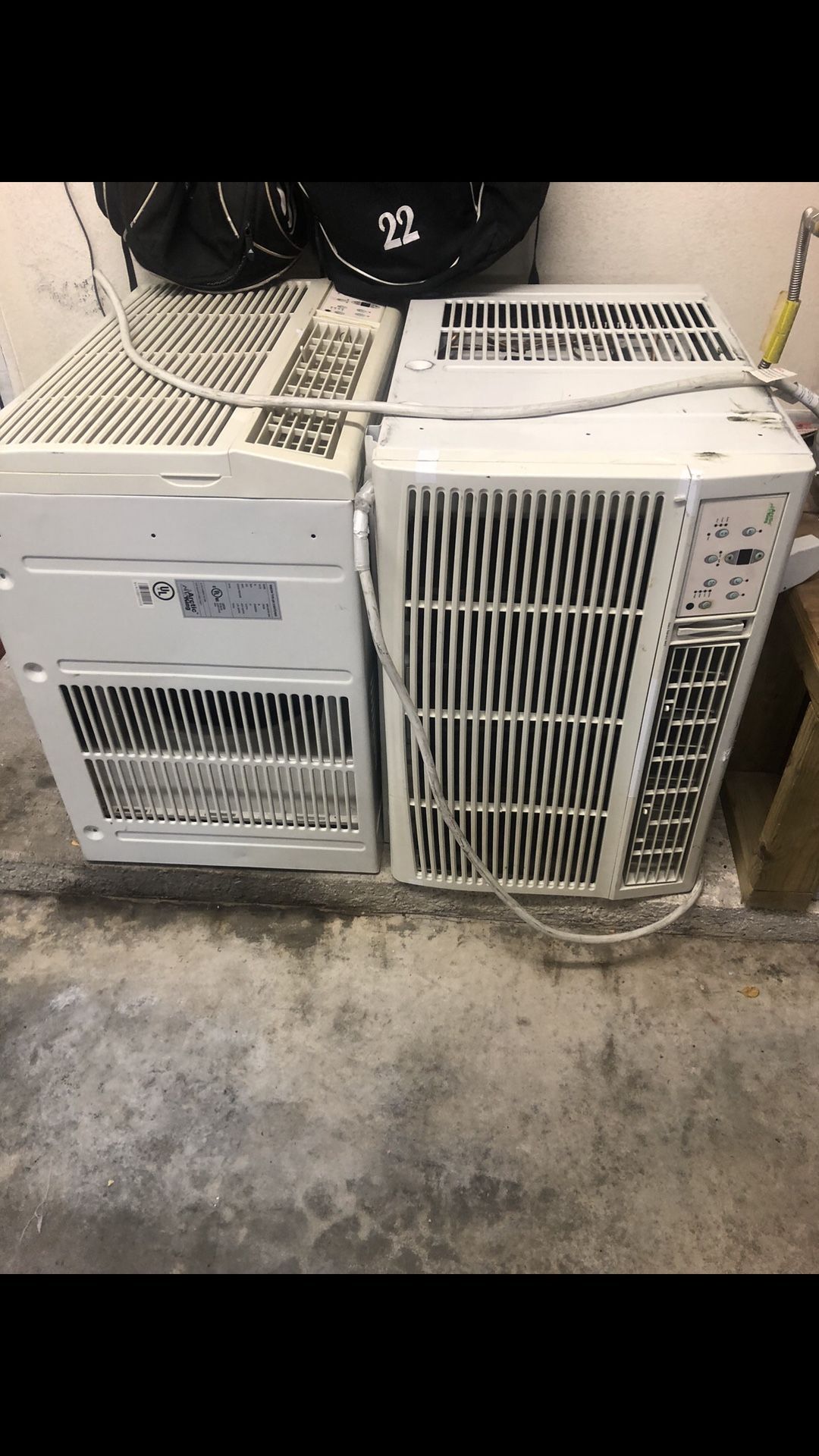 2 AC 28500 BTU $400 Both $225 Each