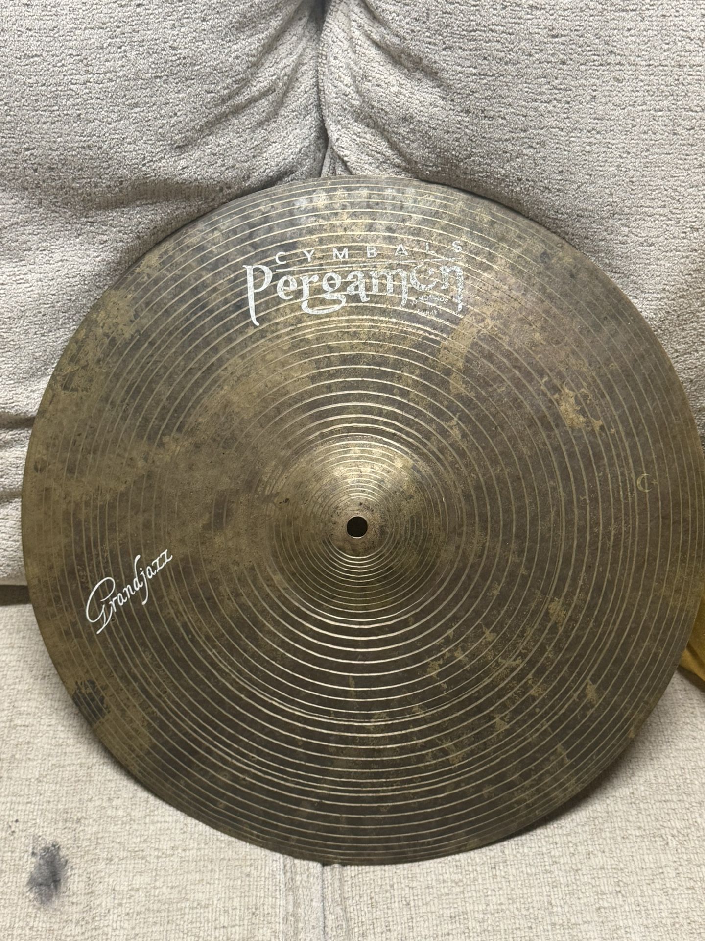 Pergamon 18” Grand Jazz Ride Cymbal Hand-hammered In Turkey Once Of A Kind!