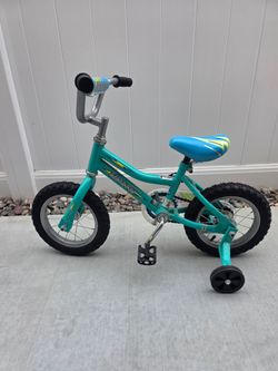 Toddler bicycle with training wheels