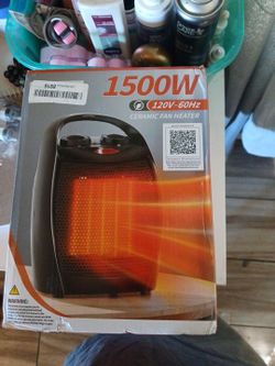 Ceramic fan heater
