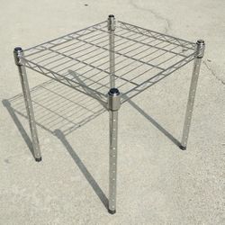 Small Chrome Bakers Rack Type Plant Stand