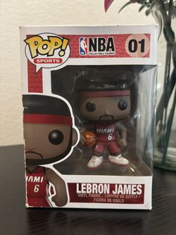 Funko LeBron Miami Heat Pop Damaged