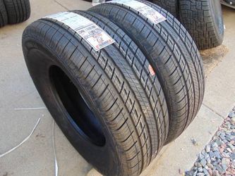 2 New Old Stock P 265 70 17 Uniroyal TigerPaw Touring A/S Tires 4PLY 75,000 MileTire Date 2020