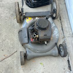 Gas Lawnmower Great For Cutting Weeds