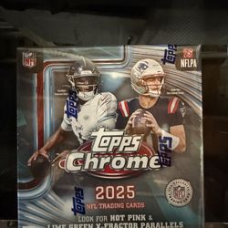 Topps Chrome football 2025