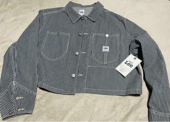 Kacey Lee Cropped Hickory Stripe Jacket