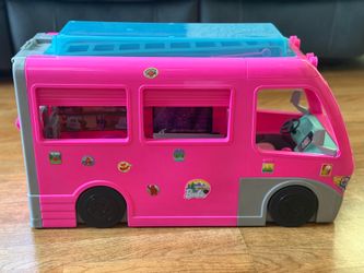 Barbie Doll DreamCamper Van Playset with Pets, Pool, Slide & Accessories