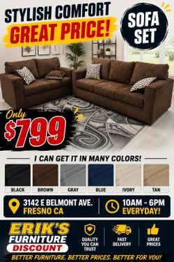 NEW SOFA AND LOVESEAT ALL COLORS AVAILABLE NUEVO SILLONES MUCHOS COLORES