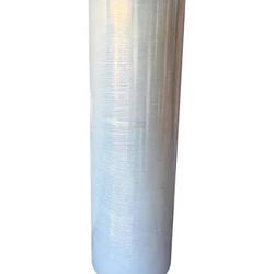 Slightly Used Roll of Rhinoceros Industrial Strength, Clear, Stretch Film Wrap.