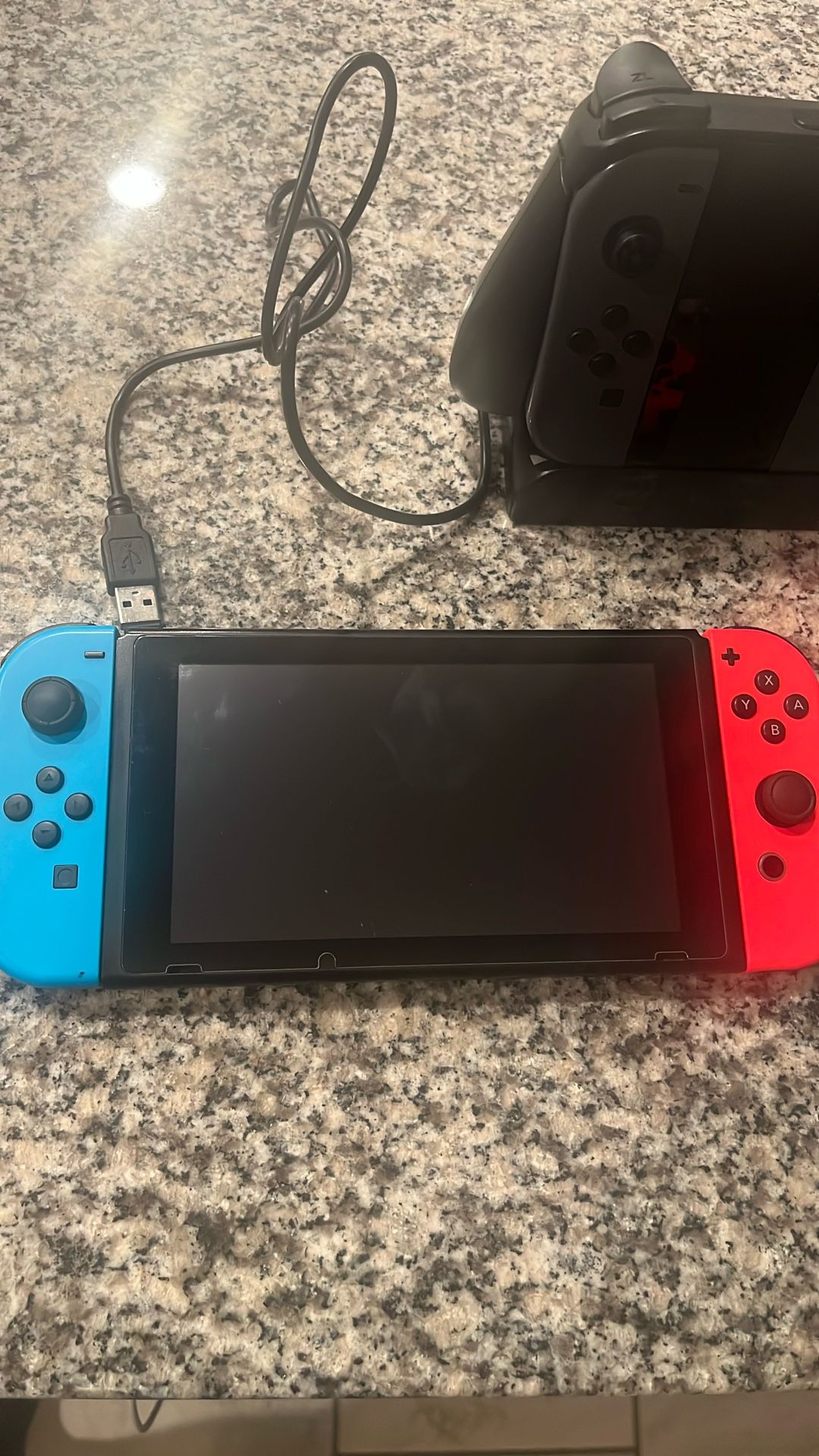 Nintendo Switch With Accessories And Extra Control