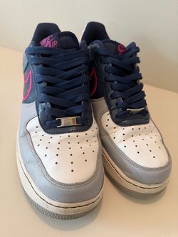 2013 Nike Air Force 1 Low "Midnight Navy Fusion Pink" (Style