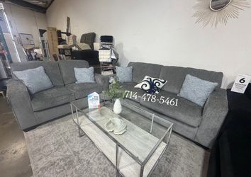 Grey sofa set