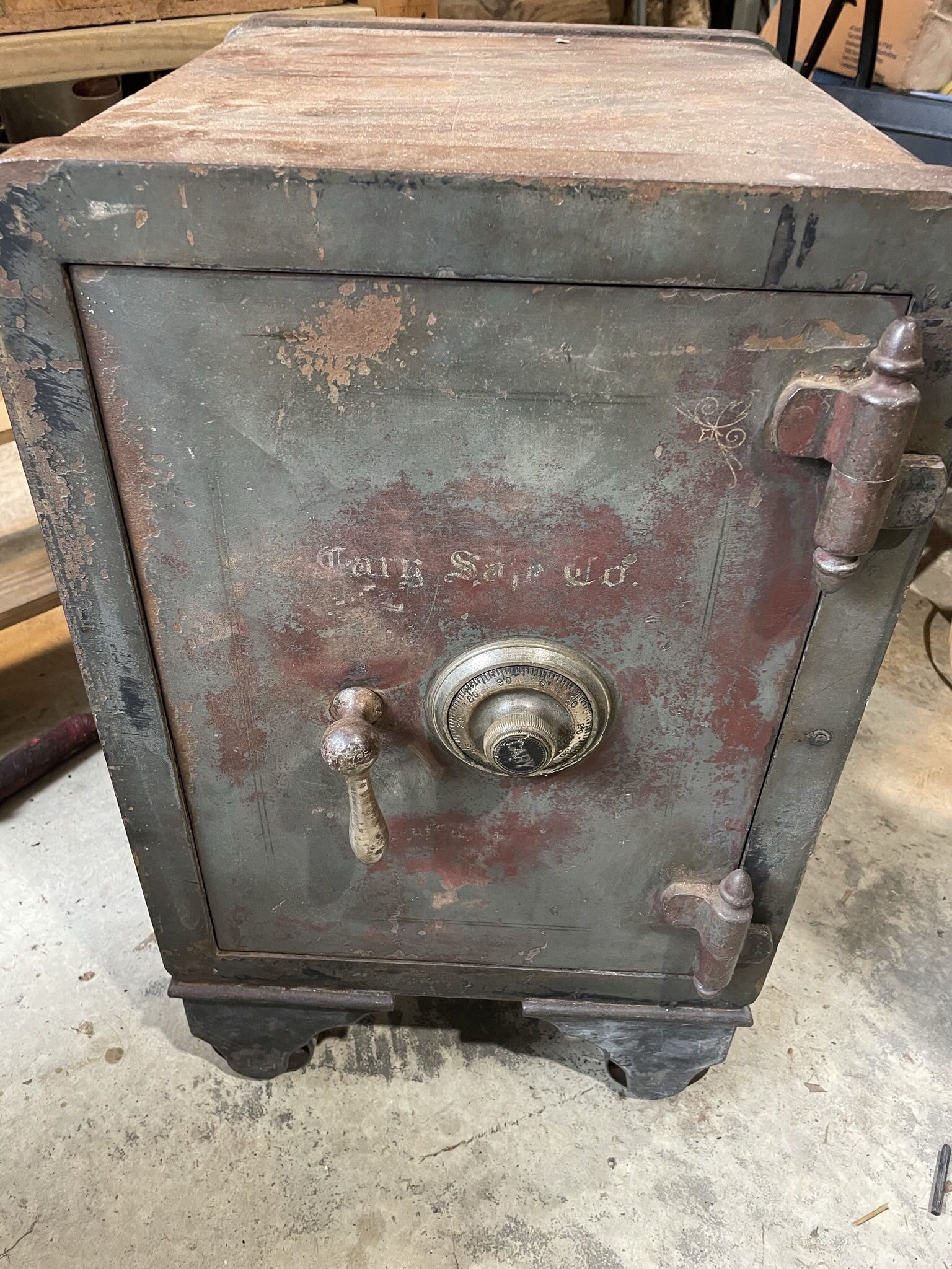 Antique Cary safe