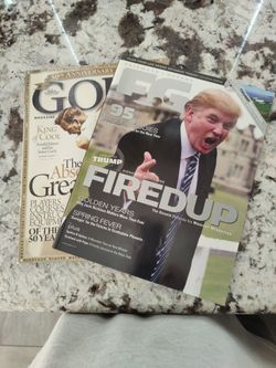 Trump And Golf Anniversary Edition Magazines 