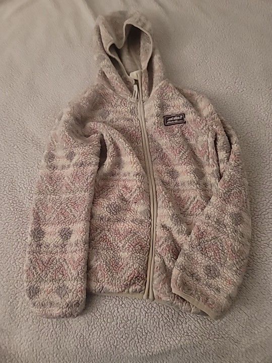 Girls Size Medium (10 - 12) Eddie Bauer Sherpa Fleece Jacket