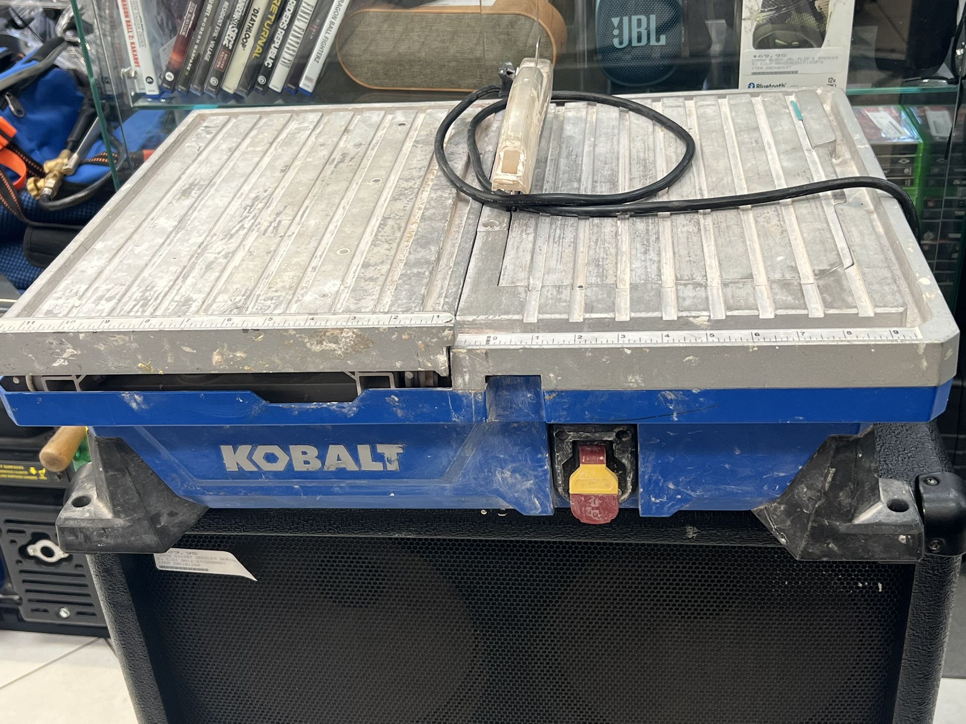 Kobalt 7” Blade Wet Table Saw Tabletop Sliding Table Tile Saw