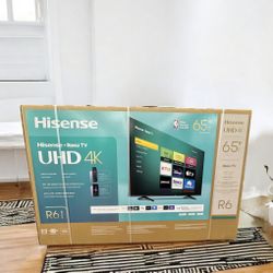 HD286 65” Hisense smart 4k led Uhd tv floor model 