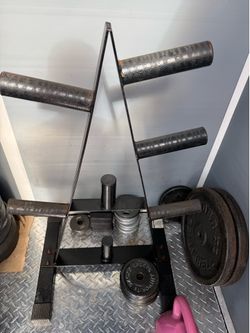Olympic 2 inch weight rack