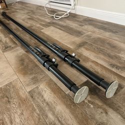 Impact Deluxe Varipole Support System - Black (Pair)