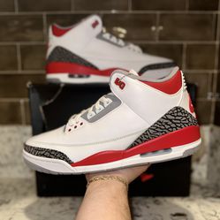 Jordan 3 Retro “Fire Red” 2022 Size 12 IN HAND BRAND NEW