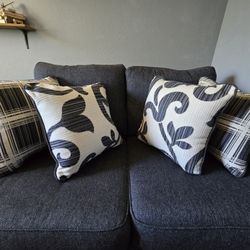 Penny Navy Loveseat