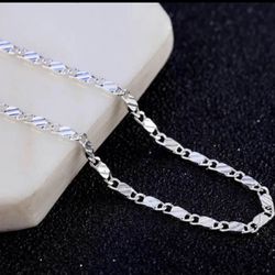 20” Sterling Silver Necklace 