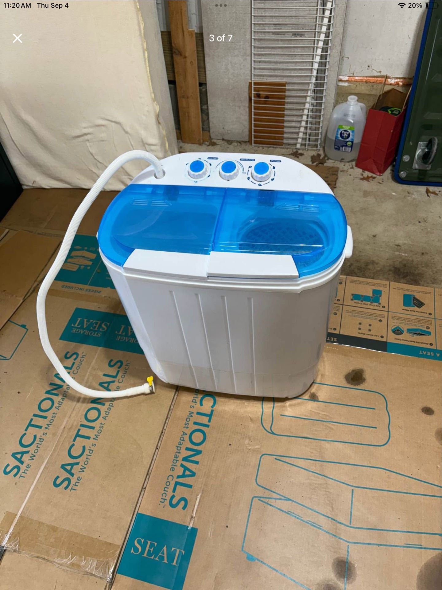 Brand New Mini Washing Machine Spin Dry Combo