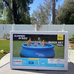 Funsicle 10-ft Quick Set Ring Swimming Pool