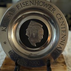 President Eisenhower Centennial 1(contact info removed). Limited Edition Plate # 12 of series.